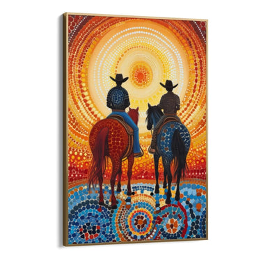 Quadro Stampa su Tela Tappeto di Pietre - CupidoDesign