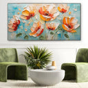 Quadro Stampa su Tela Tappeto floreale - CupidoDesign
