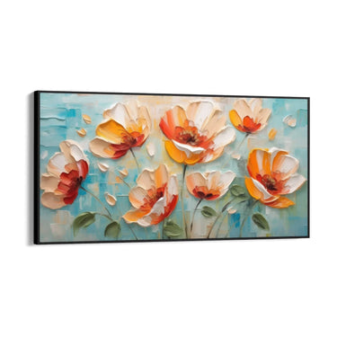 Quadro Stampa su Tela Tappeto floreale - CupidoDesign