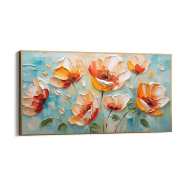 Quadro Stampa su Tela Tappeto floreale - CupidoDesign