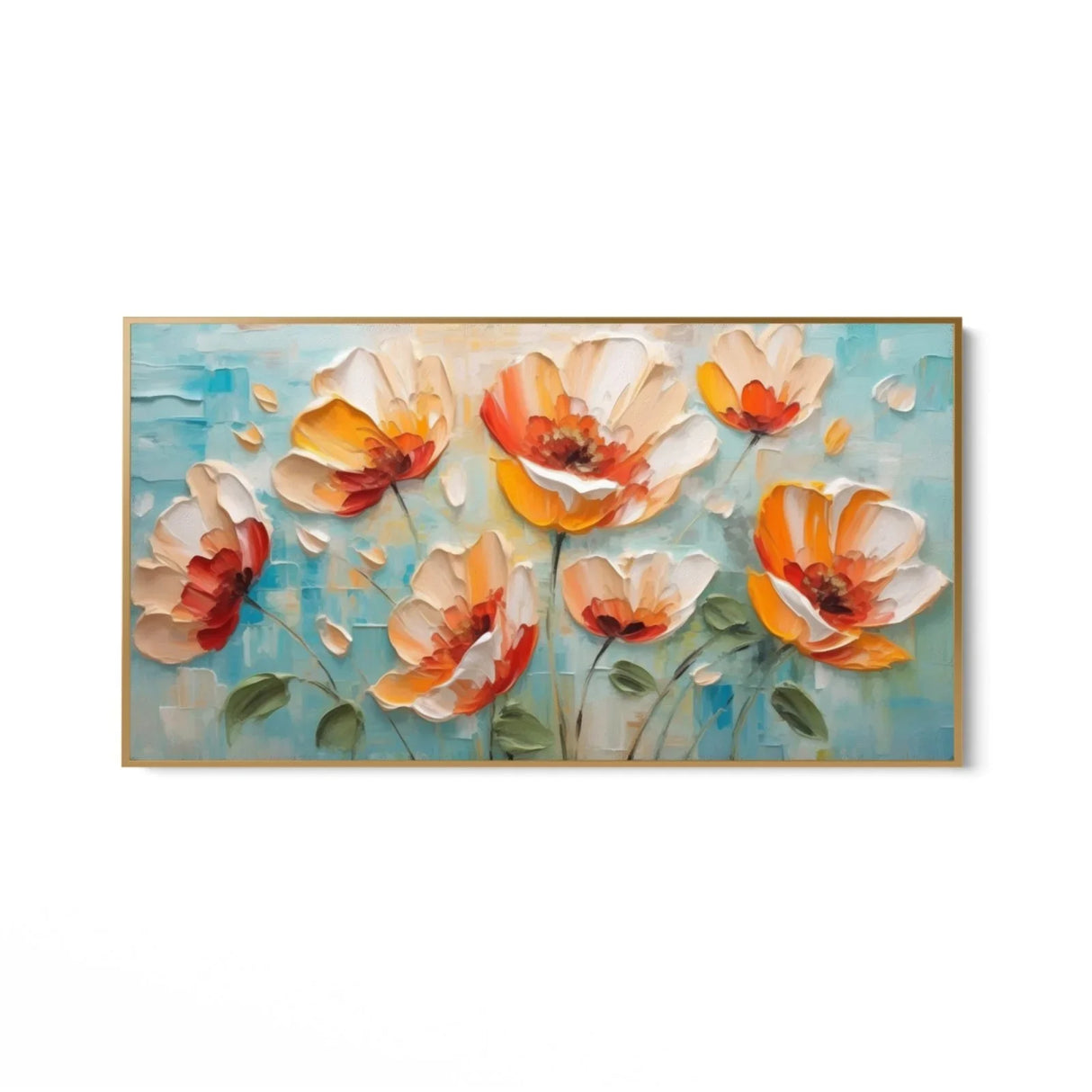 Quadro Stampa su Tela Tappeto floreale - CupidoDesign