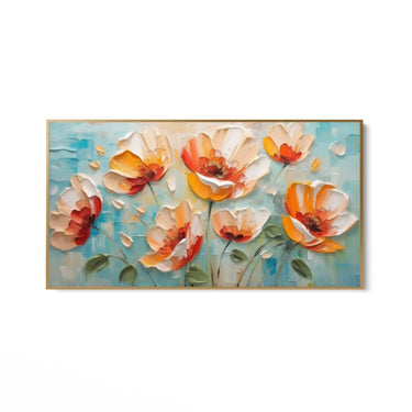 Quadro Stampa su Tela Tappeto floreale - CupidoDesign