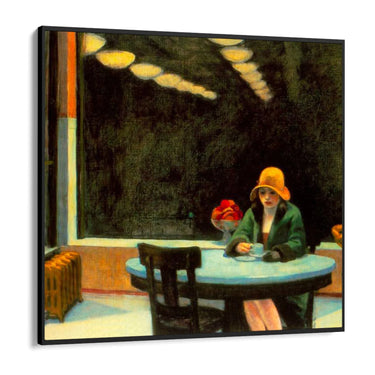 Quadro Stampa su Tela Tavola calda, Edward Hopper - CupidoDesign