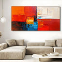 Quadro Stampa su Tela Tela rossa - CupidoDesign