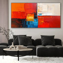 Quadro Stampa su Tela Tela rossa - CupidoDesign