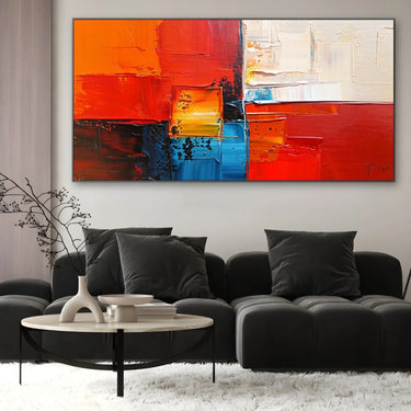 Quadro Stampa su Tela Tela rossa - CupidoDesign