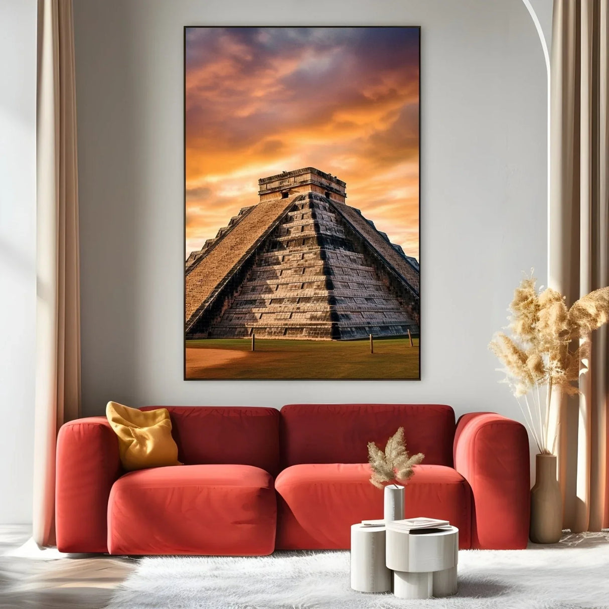 Quadro Stampa su Tela Tempio perduto - CupidoDesign