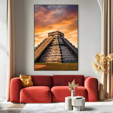 Quadro Stampa su Tela Tempio perduto - CupidoDesign