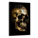 Quadro Stampa su Tela Teschio Dorato - CupidoDesign