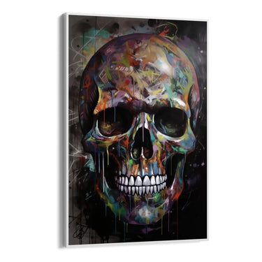 Quadro Stampa su Tela Teschio Graffiti - CupidoDesign
