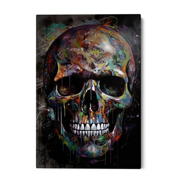Quadro Stampa su Tela Teschio Graffiti - CupidoDesign