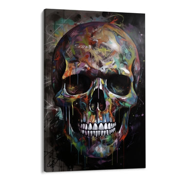 Quadro Stampa su Tela Teschio Graffiti - CupidoDesign