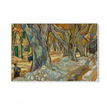 Quadro Stampa su Tela The Large Plane Trees, Vincent Van Gogh - CupidoDesign