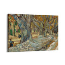 Quadro Stampa su Tela The Large Plane Trees, Vincent Van Gogh - CupidoDesign