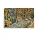 Quadro Stampa su Tela The Large Plane Trees, Vincent Van Gogh - CupidoDesign