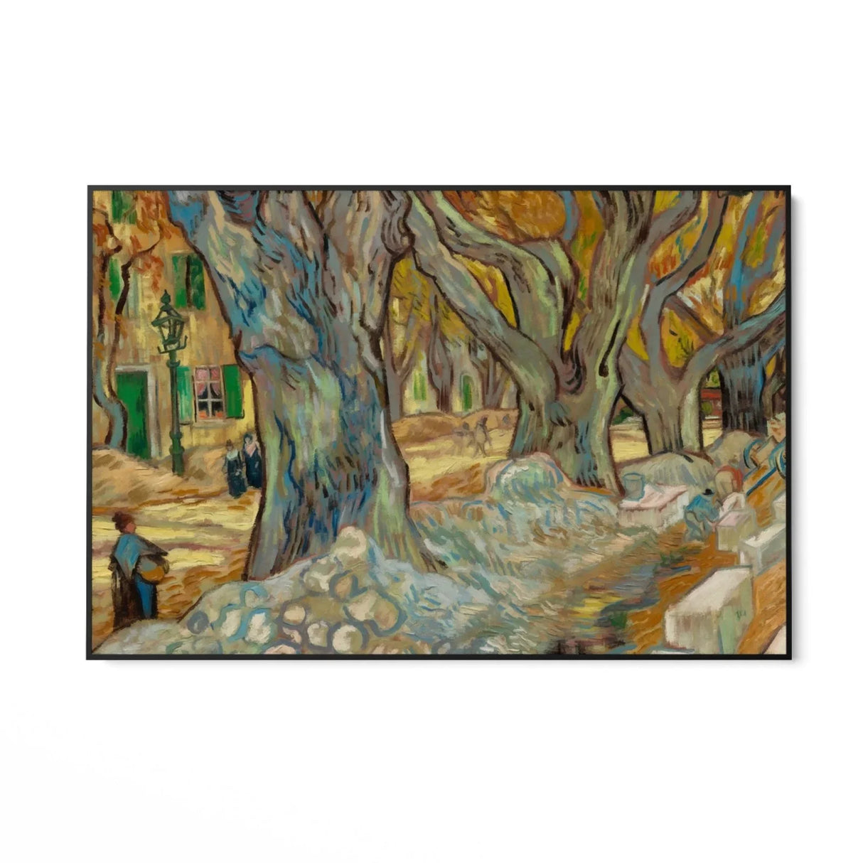 Quadro Stampa su Tela The Large Plane Trees, Vincent Van Gogh - CupidoDesign
