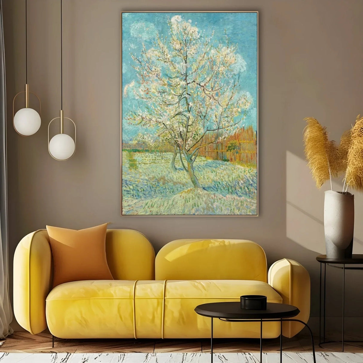 Quadro Stampa su Tela The Pink Peach Tree, Vincent Van Gogh - CupidoDesign