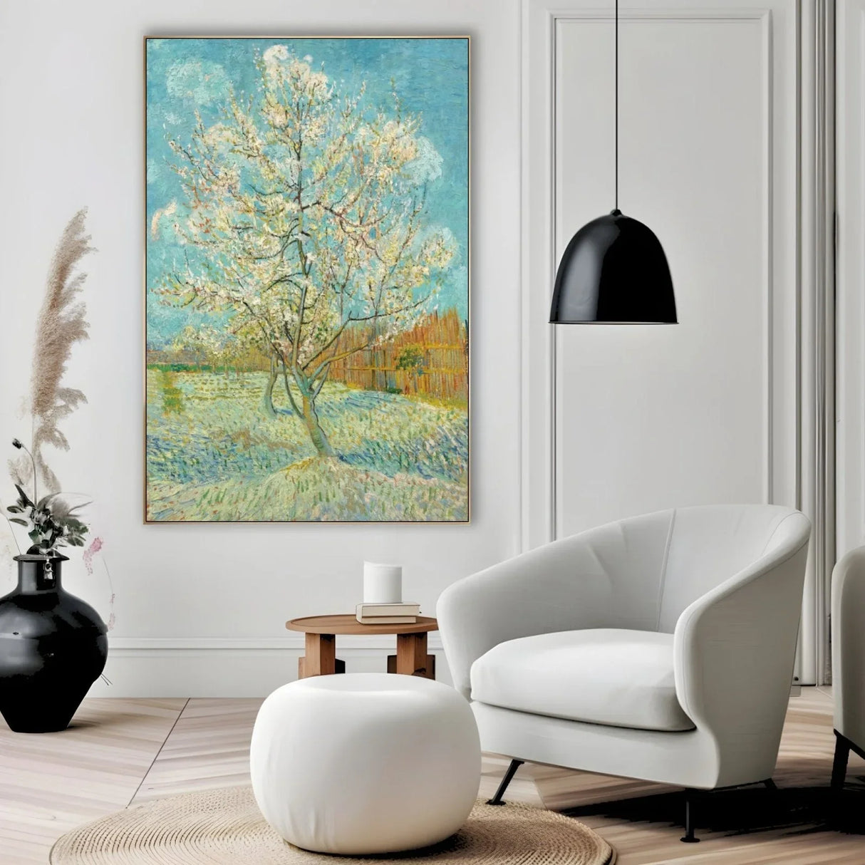 Quadro Stampa su Tela The Pink Peach Tree, Vincent Van Gogh - CupidoDesign
