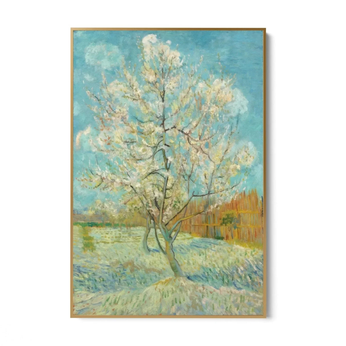 Quadro Stampa su Tela The Pink Peach Tree, Vincent Van Gogh - CupidoDesign