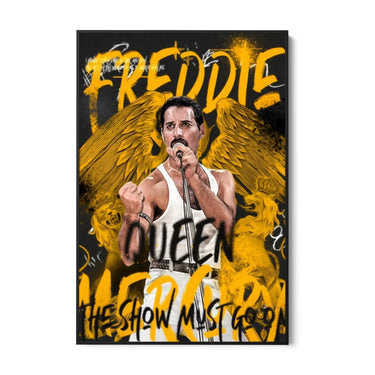 Quadro Stampa su Tela The Show Must Go On - CupidoDesign