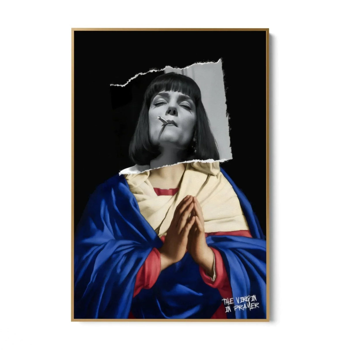 Quadro Stampa su Tela The Virgin In Prayer - CupidoDesign
