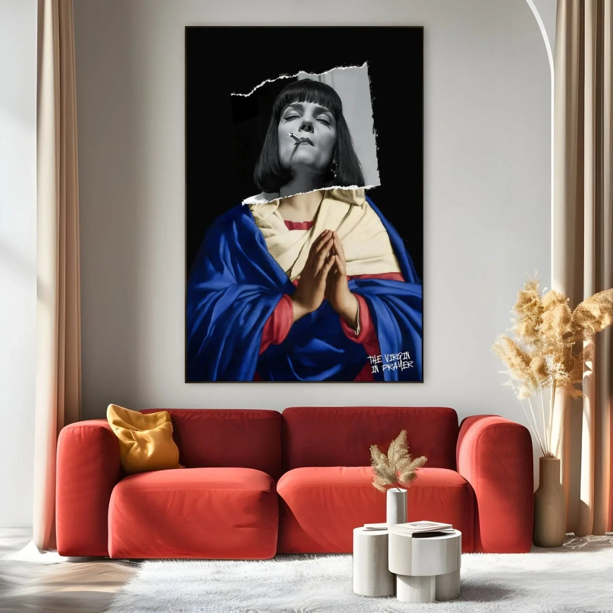 Quadro Stampa su Tela The Virgin In Prayer - CupidoDesign