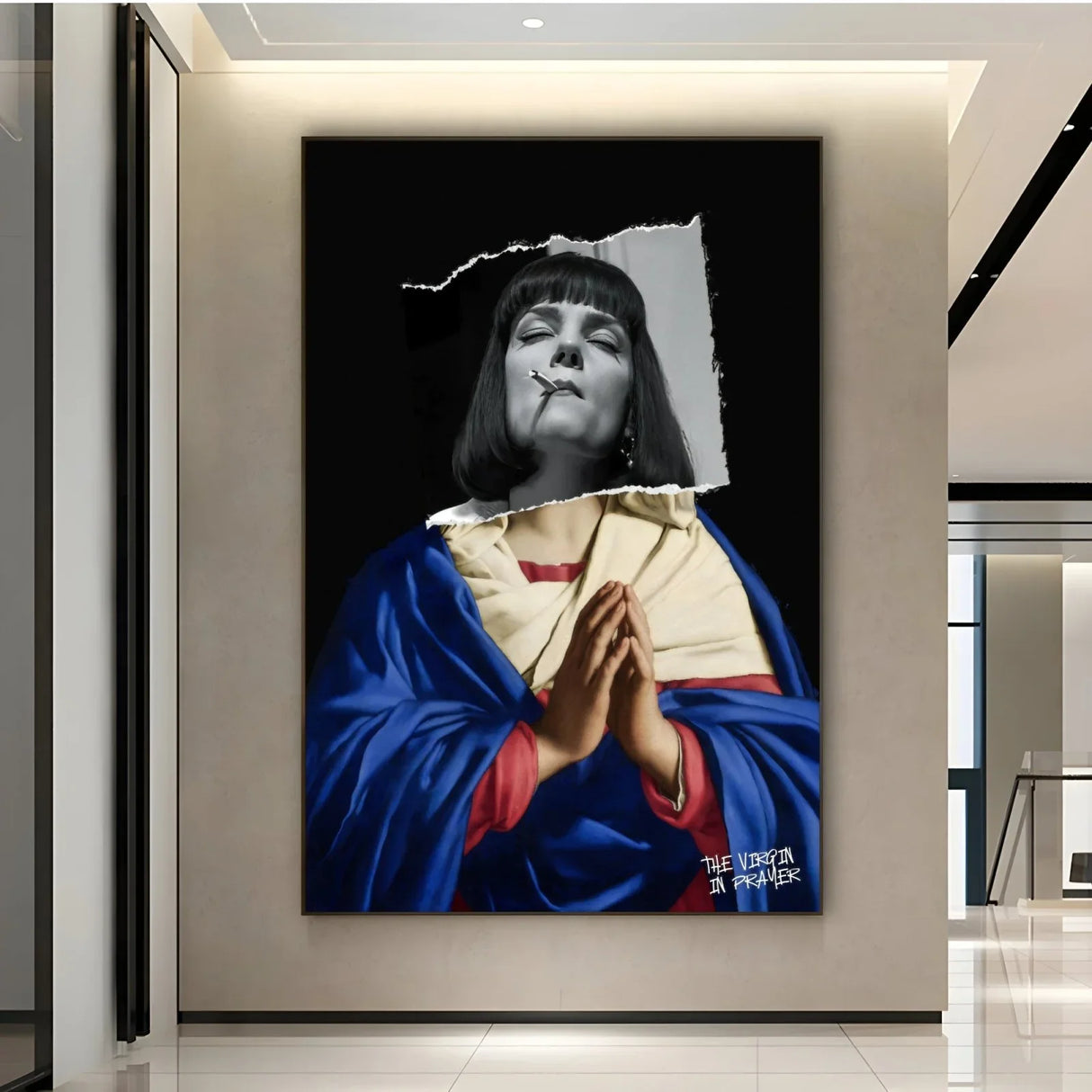 Quadro Stampa su Tela The Virgin In Prayer - CupidoDesign