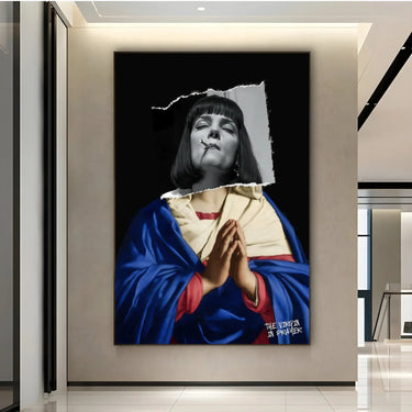 Quadro Stampa su Tela The Virgin In Prayer - CupidoDesign