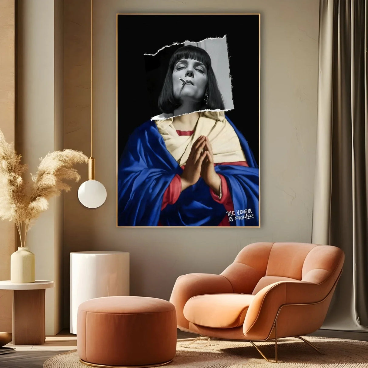 Quadro Stampa su Tela The Virgin In Prayer - CupidoDesign