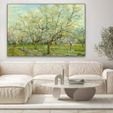 Quadro Stampa su Tela The White Orchard 1888, Vincent Van Gogh - CupidoDesign