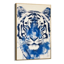 Quadro Stampa su Tela Tigre Blu - CupidoDesign