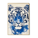 Quadro Stampa su Tela Tigre Blu - CupidoDesign