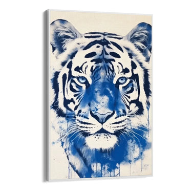 Quadro Stampa su Tela Tigre Blu - CupidoDesign