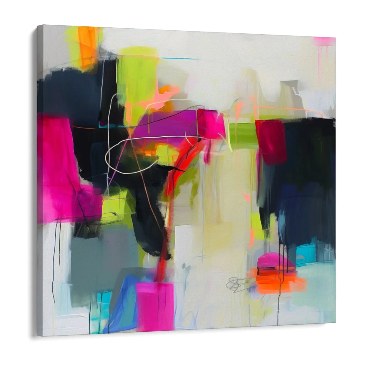 Quadro Stampa su Tela Tocco di Gioia - CupidoDesign