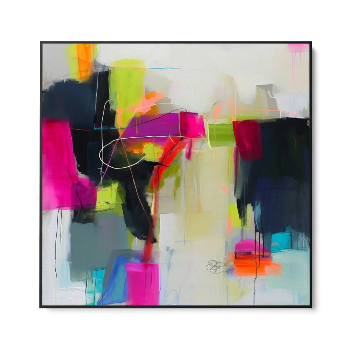 Quadro Stampa su Tela Tocco di Gioia - CupidoDesign