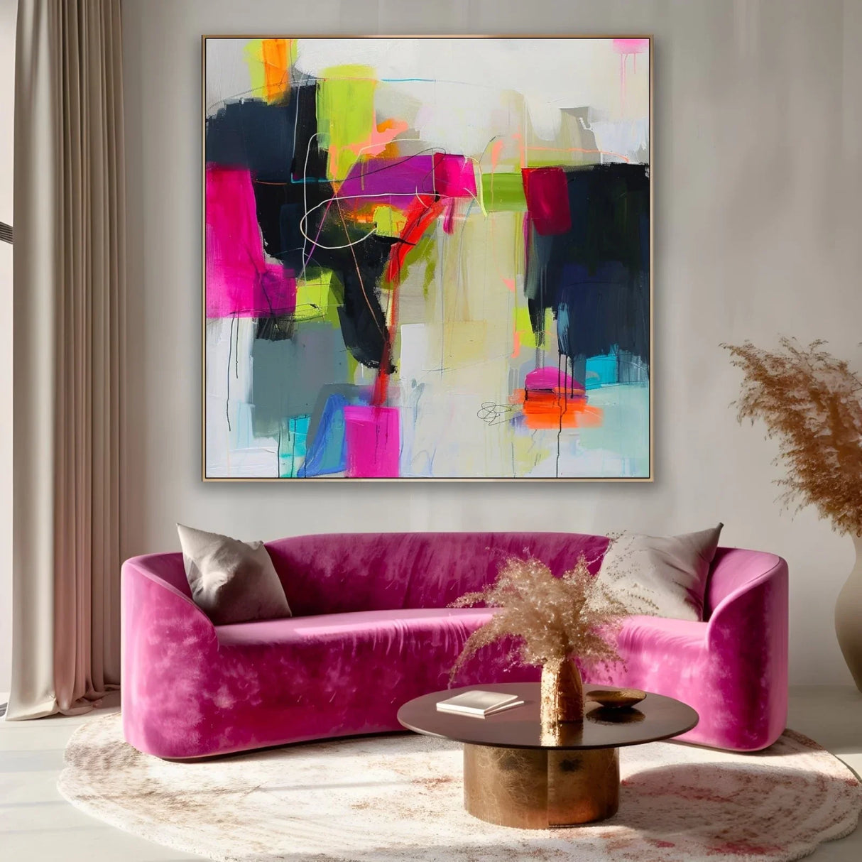 Quadro Stampa su Tela Tocco di Gioia - CupidoDesign