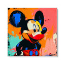 Quadro Stampa su Tela Topolino Multicolor - CupidoDesign