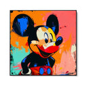 Quadro Stampa su Tela Topolino Multicolor - CupidoDesign