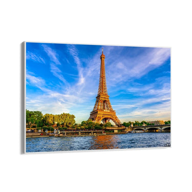 Quadro Stampa su Tela Torre Eiffel al Tramonto, Parigi - CupidoDesign