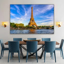 Quadro Stampa su Tela Torre Eiffel al Tramonto, Parigi - CupidoDesign