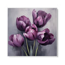Quadro Stampa su Tela Tra i petali viola - CupidoDesign