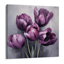 Quadro Stampa su Tela Tra i petali viola - CupidoDesign
