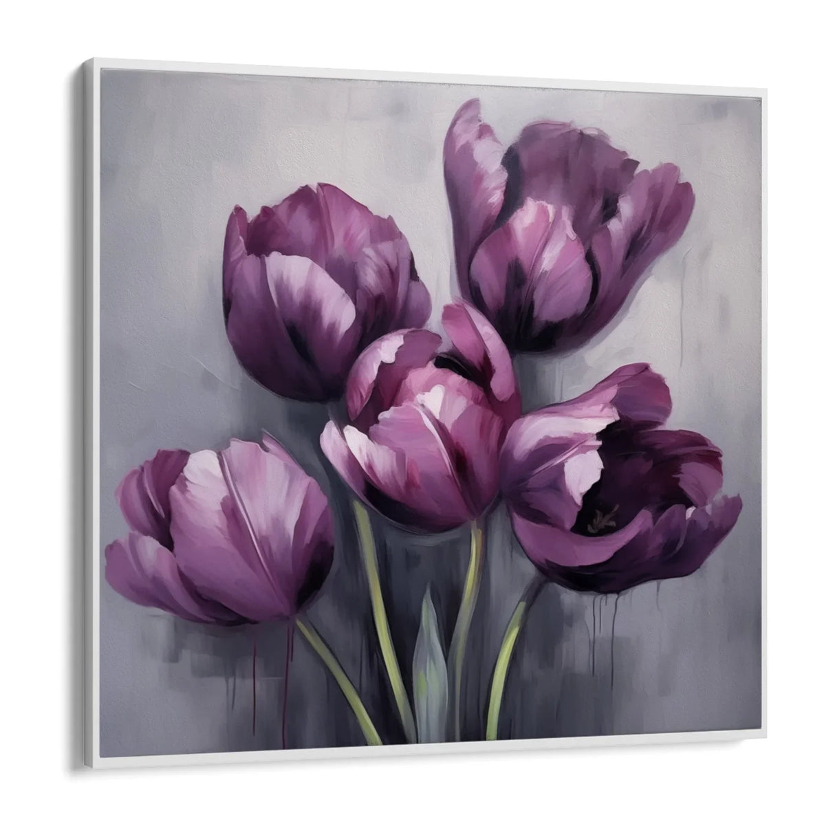 Quadro Stampa su Tela Tra i petali viola - CupidoDesign