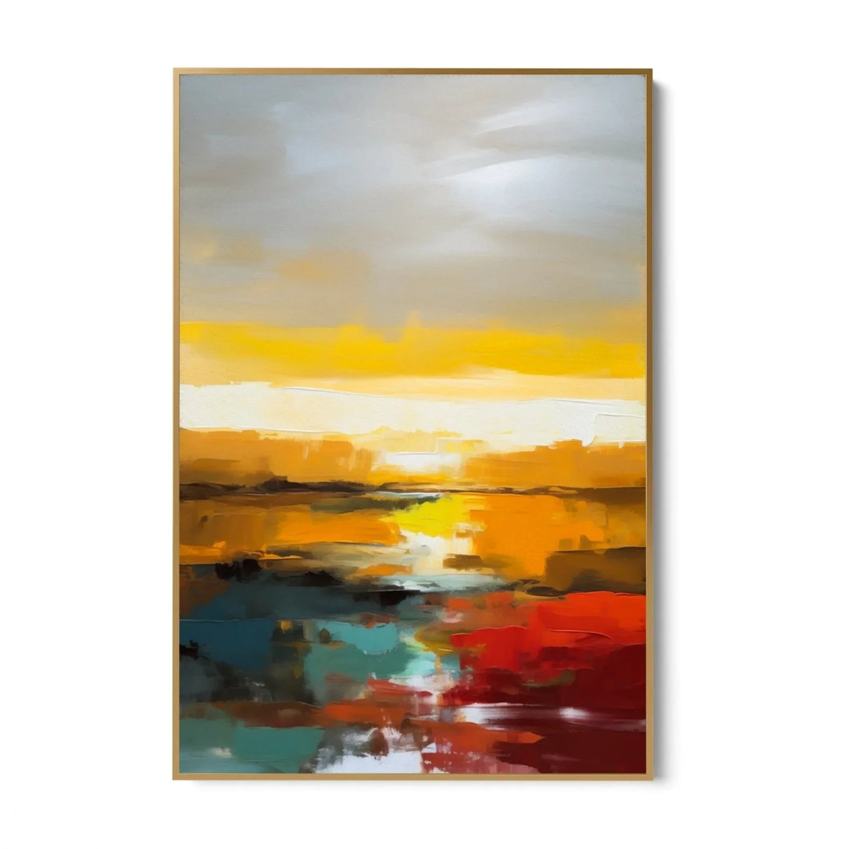 Quadro Stampa su Tela Tracce del Sole - CupidoDesign