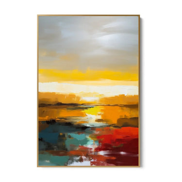 Quadro Stampa su Tela Tracce del Sole - CupidoDesign