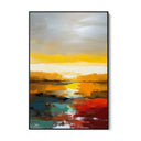Quadro Stampa su Tela Tracce del Sole - CupidoDesign