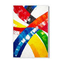Quadro Stampa su Tela Tracce di Arcobaleno - CupidoDesign