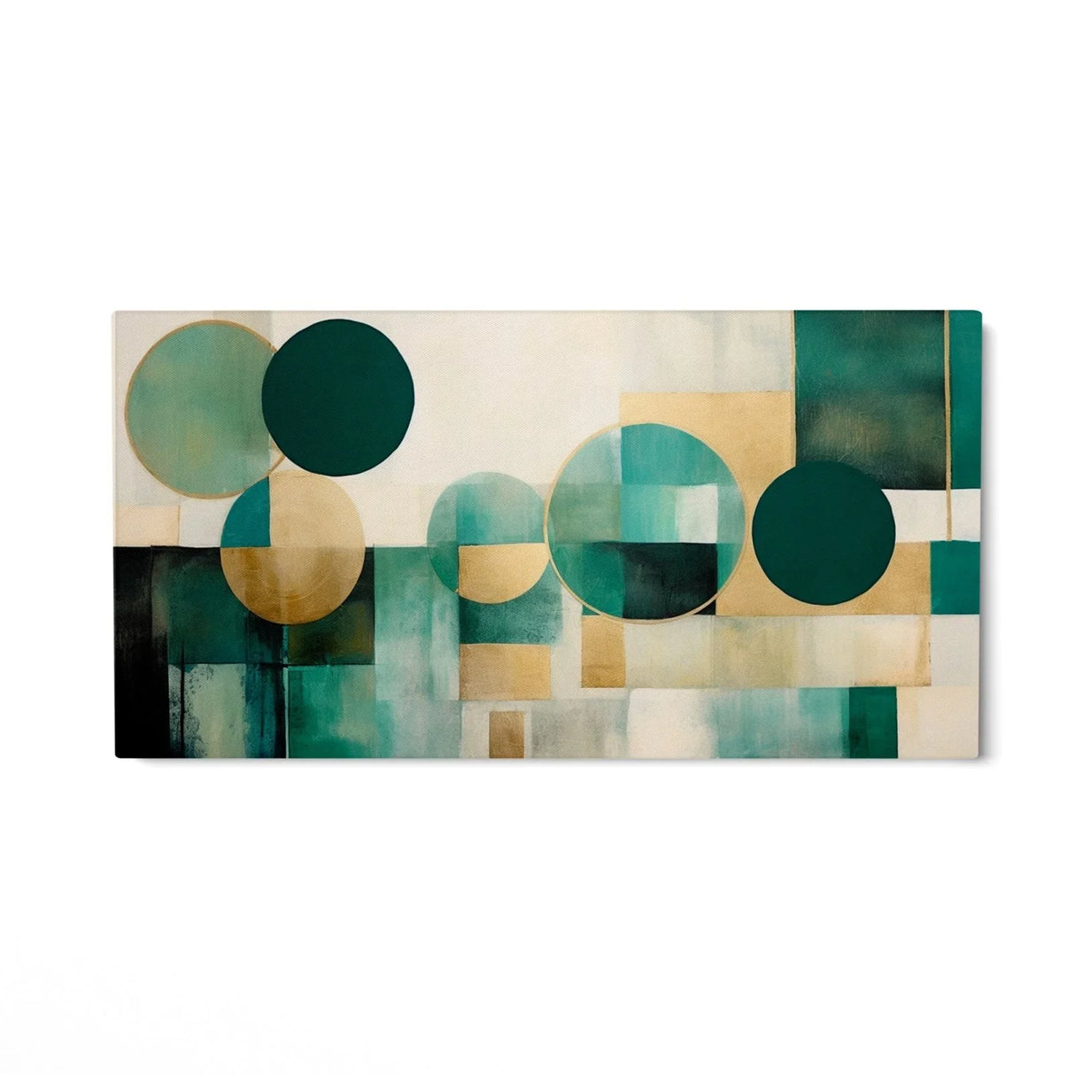Quadro Stampa su Tela Tracce di verde - CupidoDesign