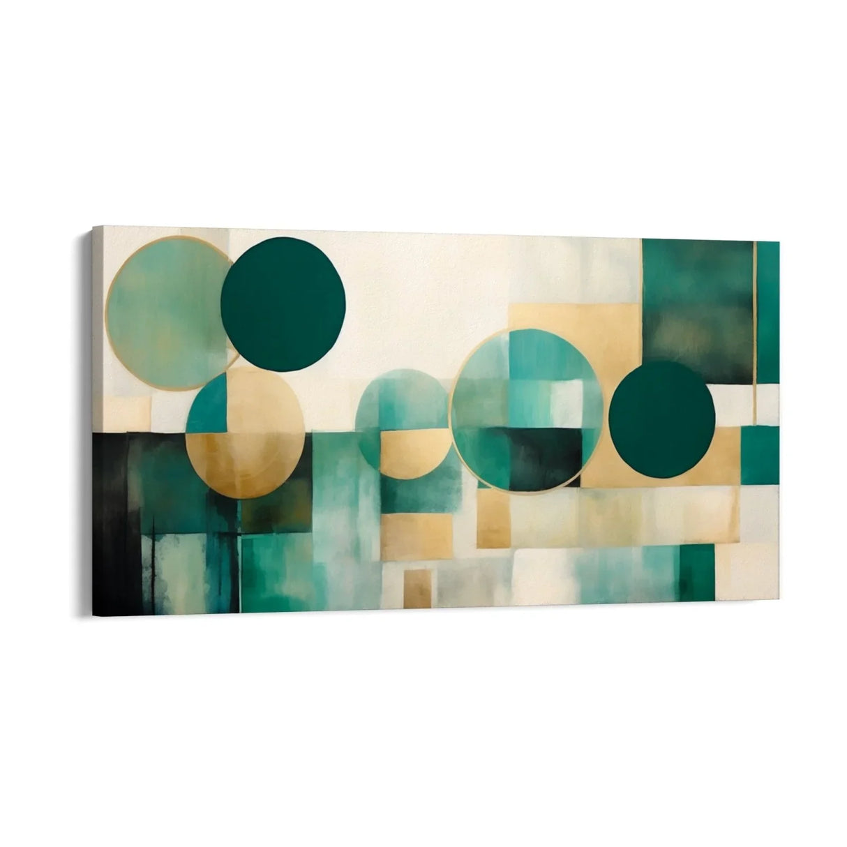 Quadro Stampa su Tela Tracce di verde - CupidoDesign