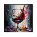 Quadro Stampa su Tela Tracce di Vino - CupidoDesign